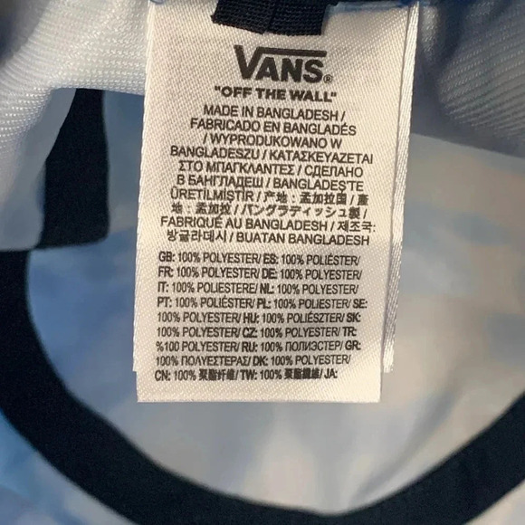 Vans Bucket Hat Blue White NWT - Picture 7 of 7